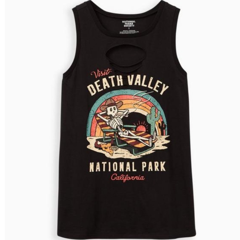 Torrid Classic Crew Fit Death Valley Tank Top Tee